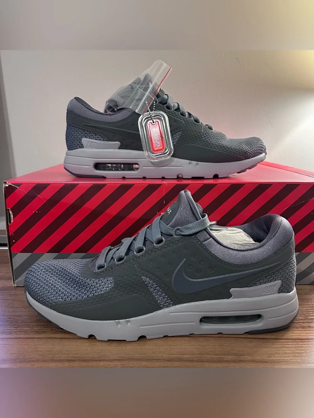 Nike Air Max Zero Cool/Wolf Grey Running Shoes Sneakers Men’s Size 13 789695-003